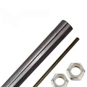 1" x 38" Live Axle with 1/4" Keyway for Go Kart, Drift Trike, Mini Bike